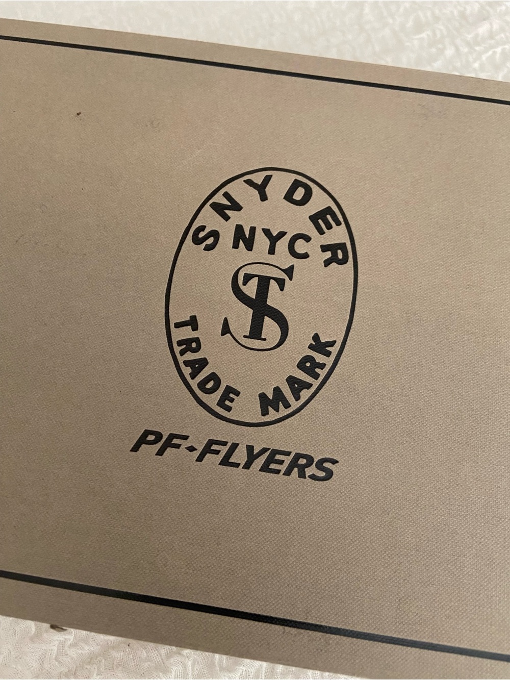 NIB TODD SNYDER X PF-FLYERS MENS LIGHT GREY SNEAKERS SIZE 11 - Picture 9 of 9